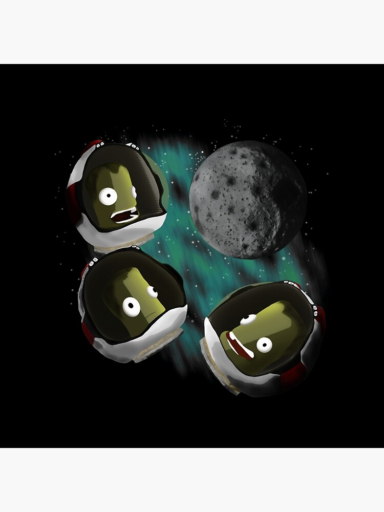 Kerbal Space Program Under The Mun Throw Pillow - Image 2