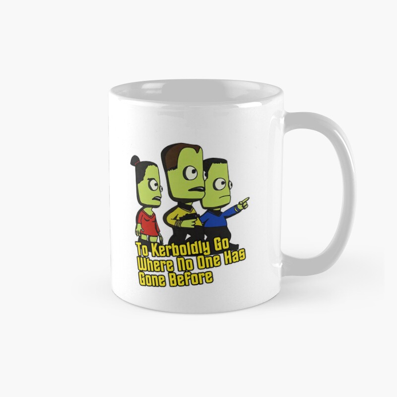 Kerbal Space Program To Kerboldly Go Mug