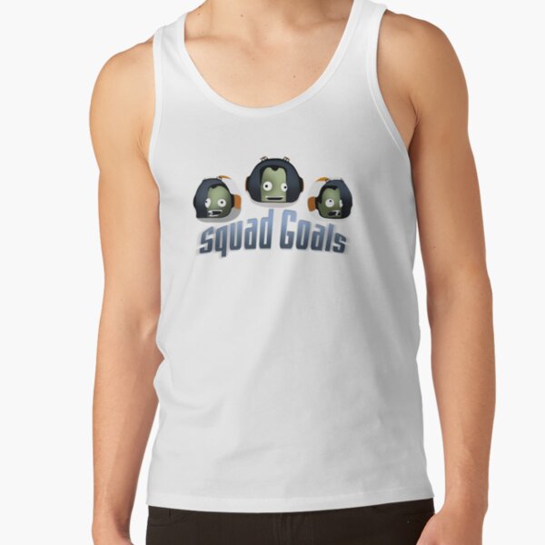 Squad Goals Bill Jeb Bob Kerbal Space Program Tank Top