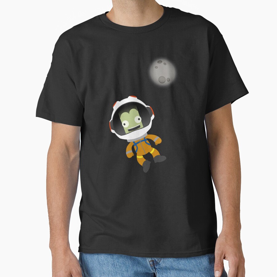 Hot Design Kerbal Space Program And Moon T-shirt