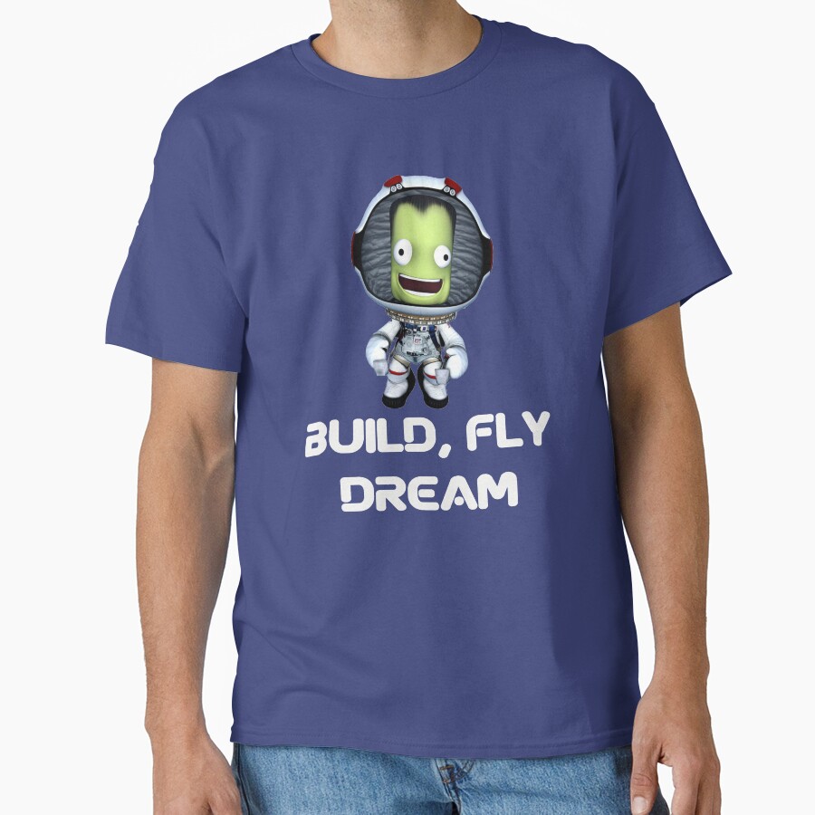 Build Fly Dream Crash Kerbal Space Program T-shirt - Image 4