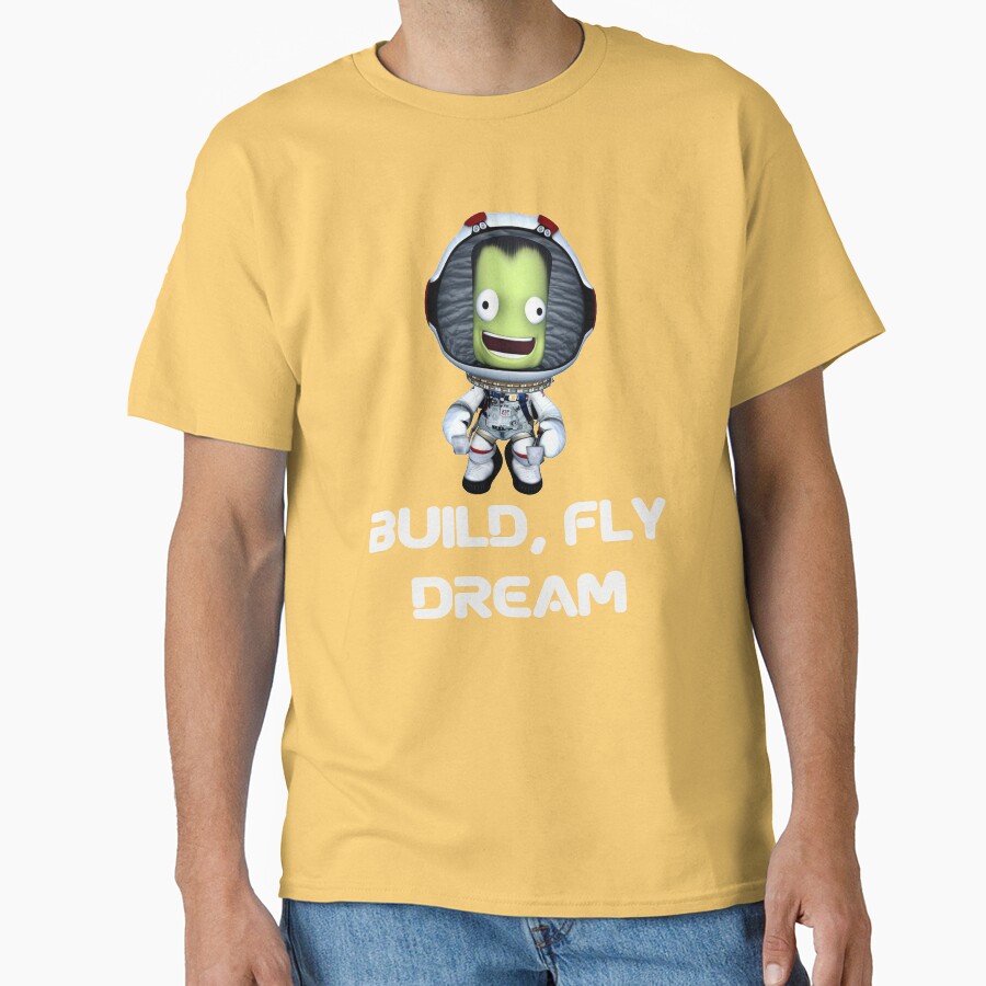 Build Fly Dream Crash Kerbal Space Program T-shirt - Image 6