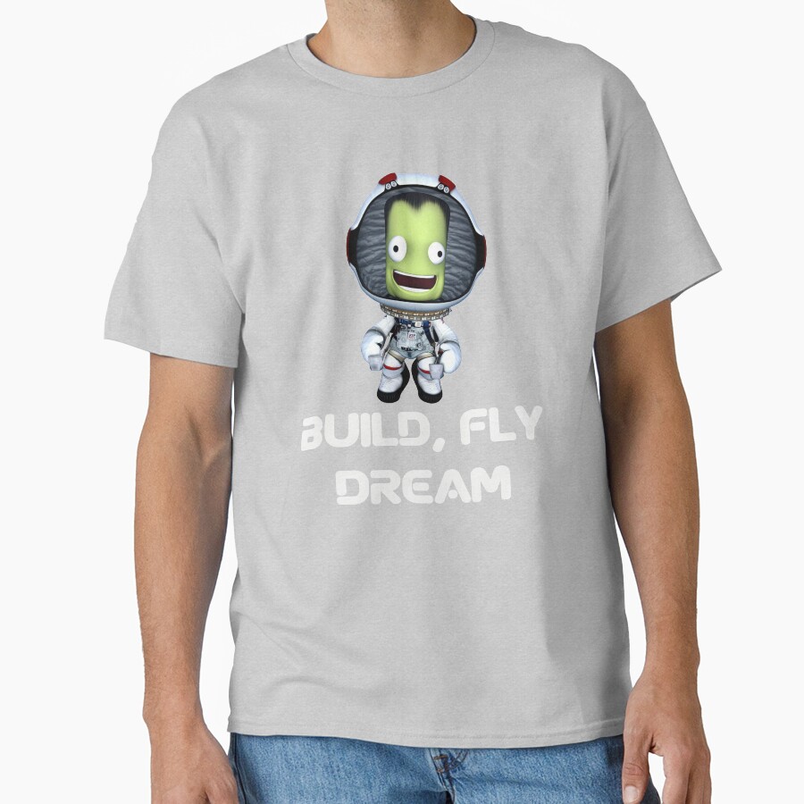 Build Fly Dream Crash Kerbal Space Program T-shirt - Image 3