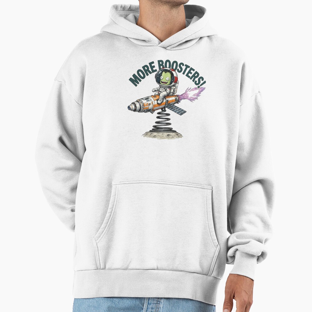 Rocket Kerbal Space Program More Boosters Hoodie