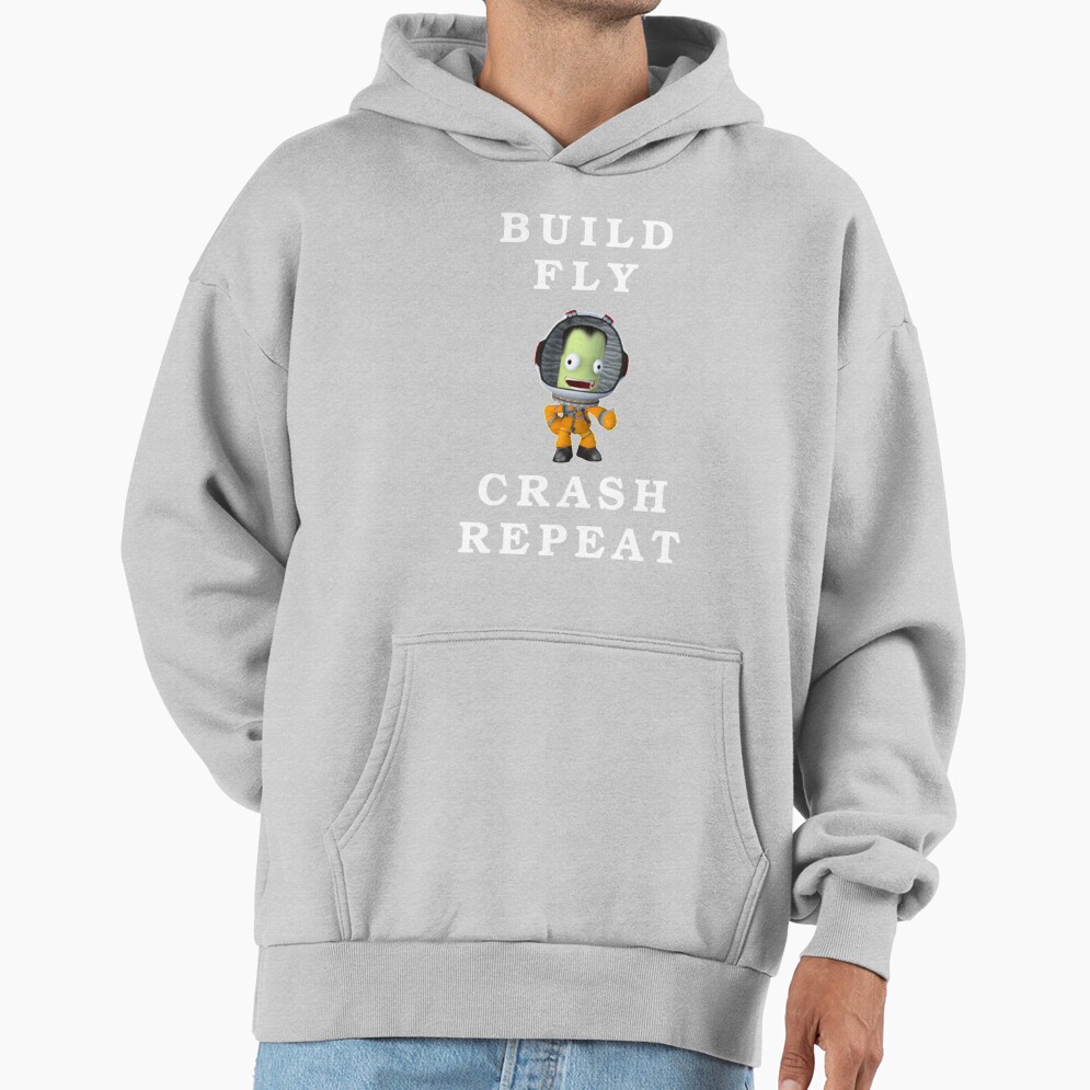 Build Fly Crash Repeat Kerbal Space Program Hoodie - Image 4