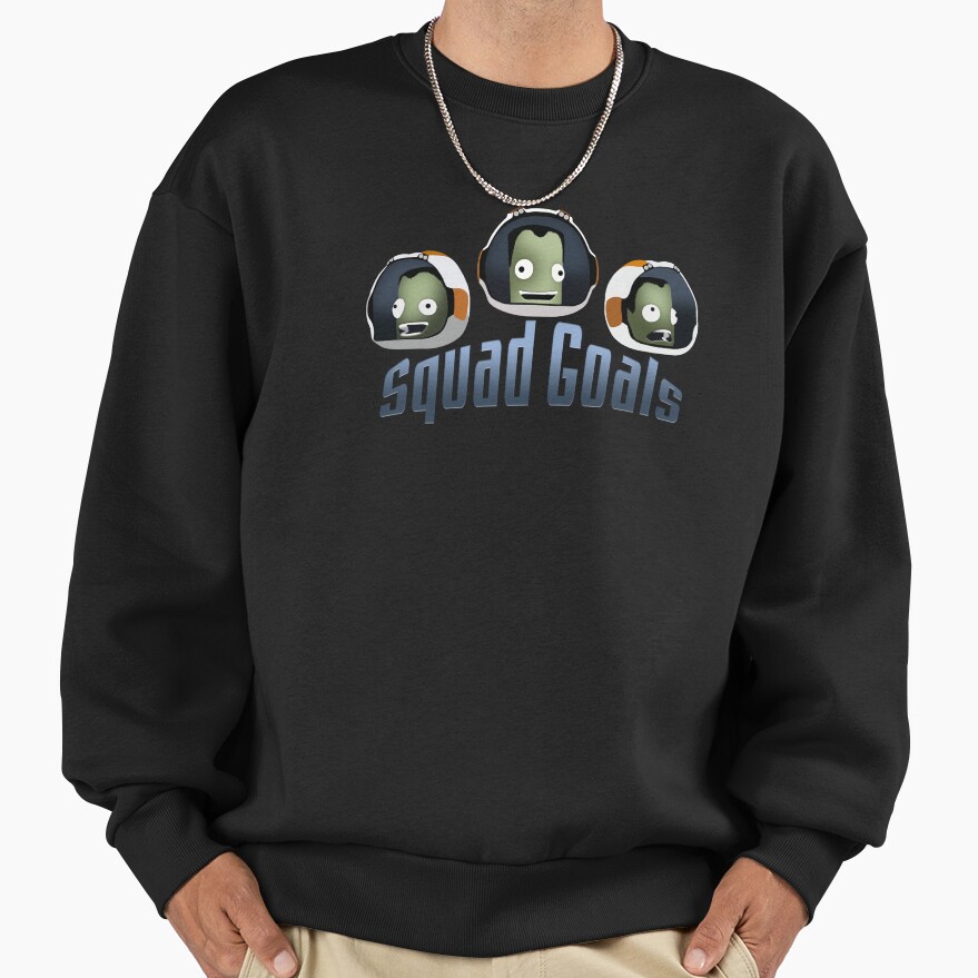Squad Goals Bill Jeb Bob Kerbal Space Program Sweatshirt - Image 2