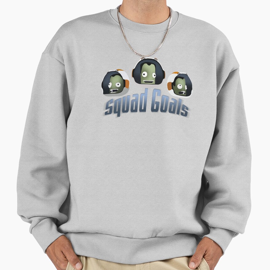 Squad Goals Bill Jeb Bob Kerbal Space Program Sweatshirt - Image 4