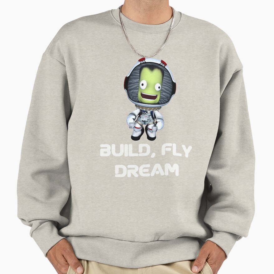 Build Fly Dream Crash Kerbal Space Program Sweatshirt - Image 3