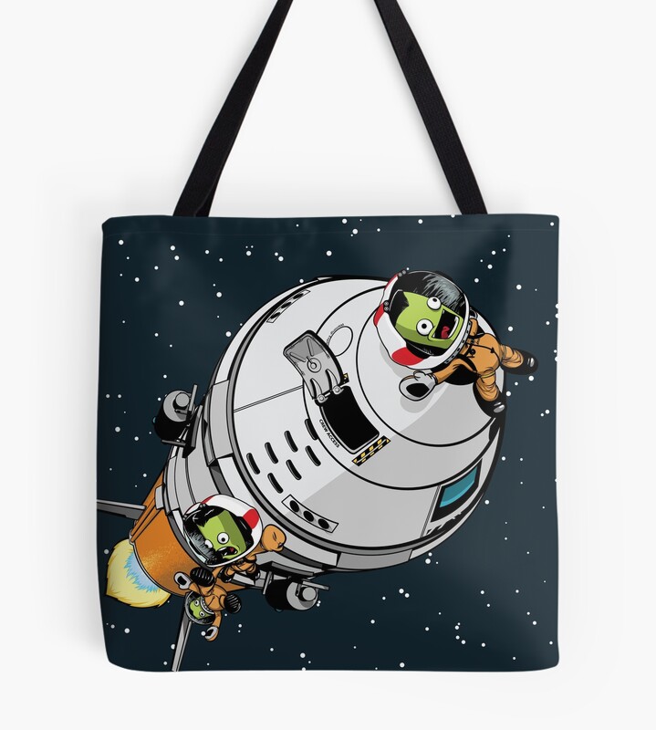 Kerbal Space Program Rocket Wonderfull Tote Bag