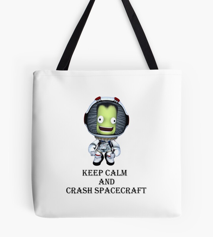 Video Game Kerbal Space Program Multi Colors Tote Bag