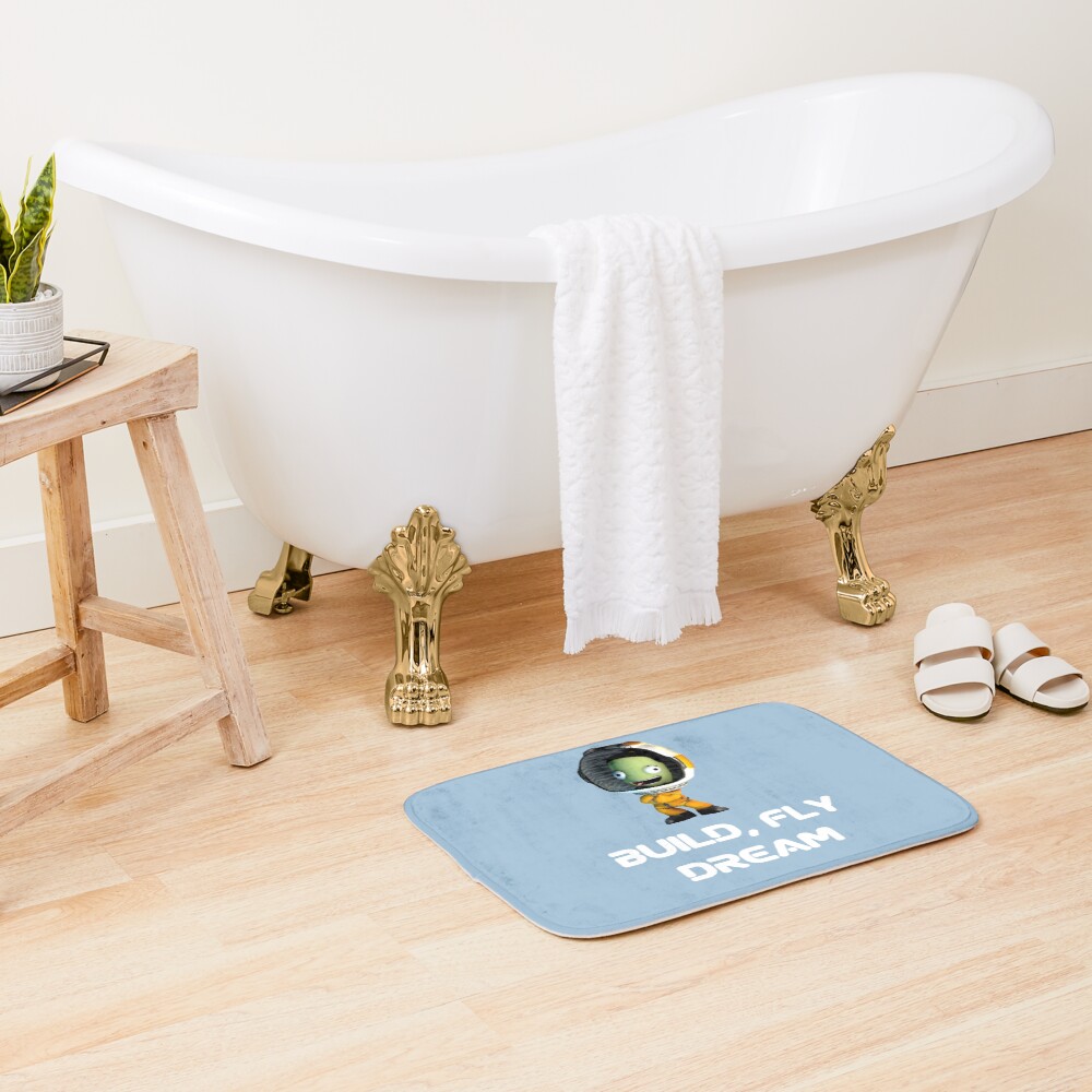 Build Fly Dream Crash Kerbal Space Program Bath Mat - Image 2