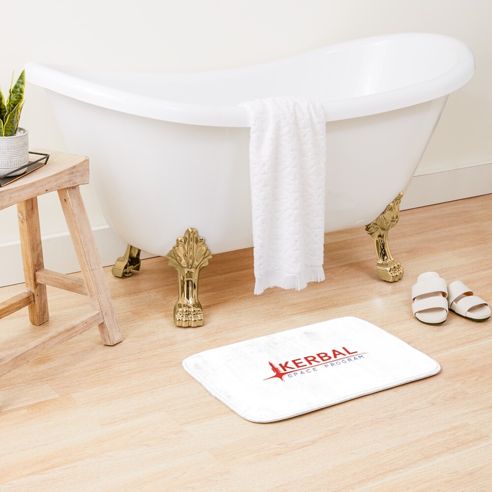 Kerbal Space Program Logo Classic Design Bath Mat - Image 2