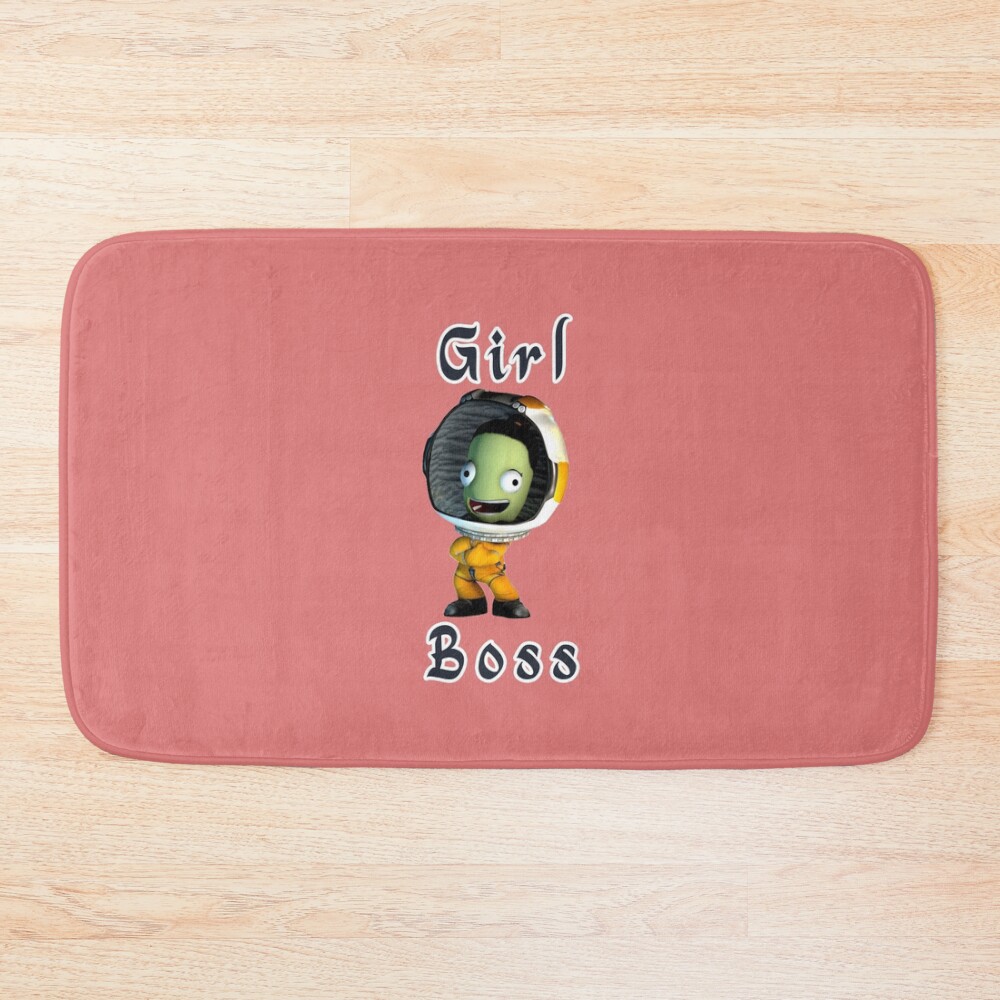Girl Boss Kerbal Spacecraft Program Bath Mat