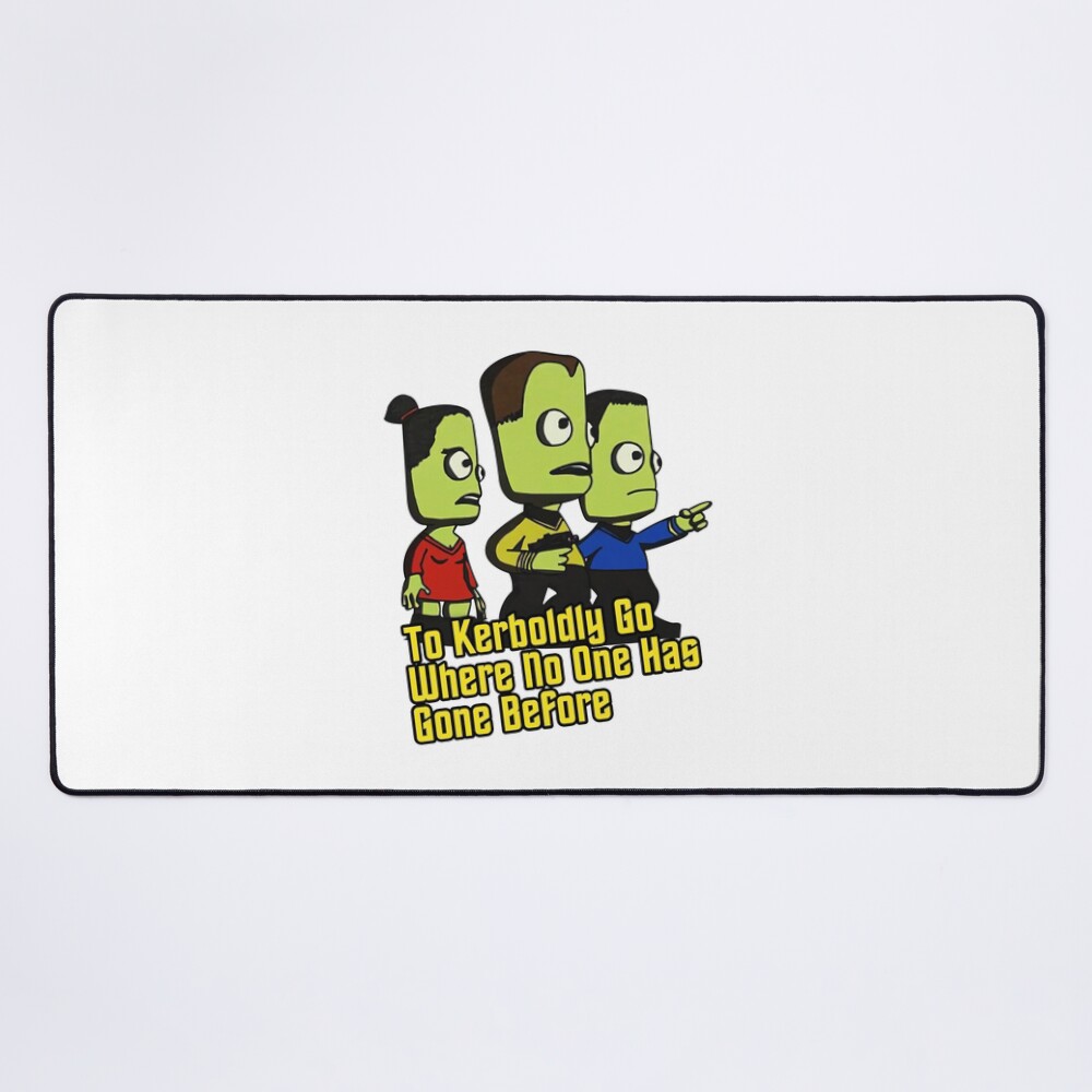 Kerbal Space Program To Kerboldly Go Mouse Pad